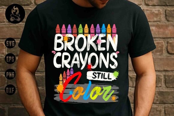 Broken Crayons Still Color SVG,Education