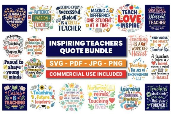 Inspiring Teachers Quote Bundle Review