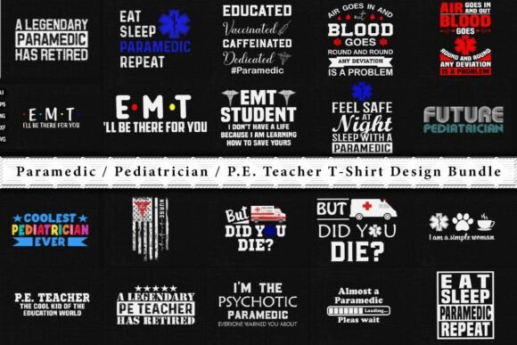 Mixed Medical Teacher Design Bundle for Bold Branding