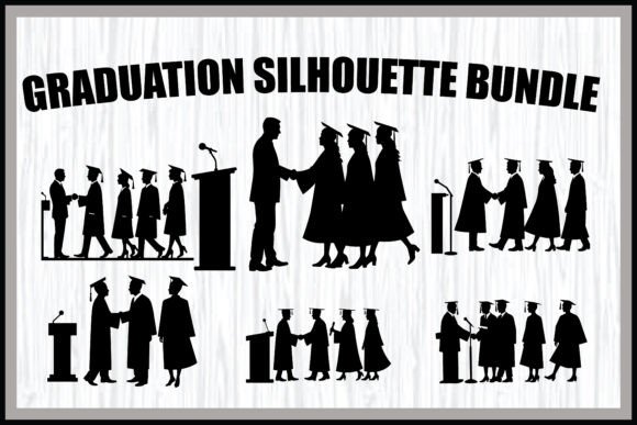 Proud Graduation Silhouette Bundle: Graphics and Illustrations Review