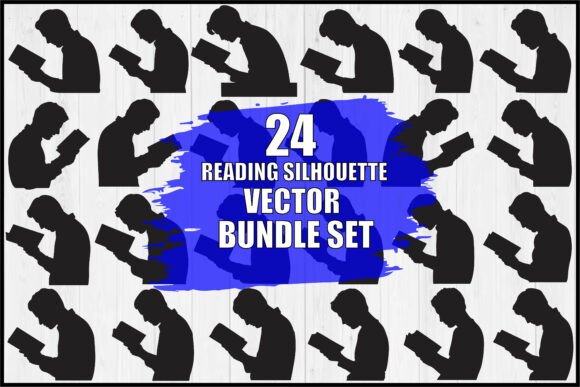 Reading Silhouette Vector Bundle Set Review