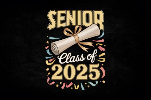 Senior Class of 2025 Vector SVG Design
