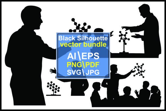 Silhouettes of People a Science Lesson Graphics and Illustrations Review