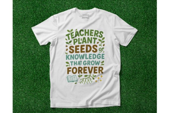Teachers Plant Seeds of Knowledge Graphics and T-Shirt Designs